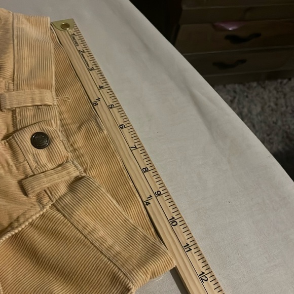 Corduroy Pencil A-Line Medi Skirt Golden Tan Size S - Picture 3 of 5